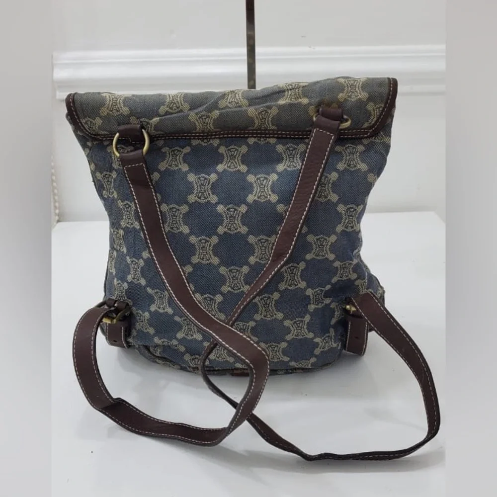 Celine jeans vintage backpack - Picture 2 of 16